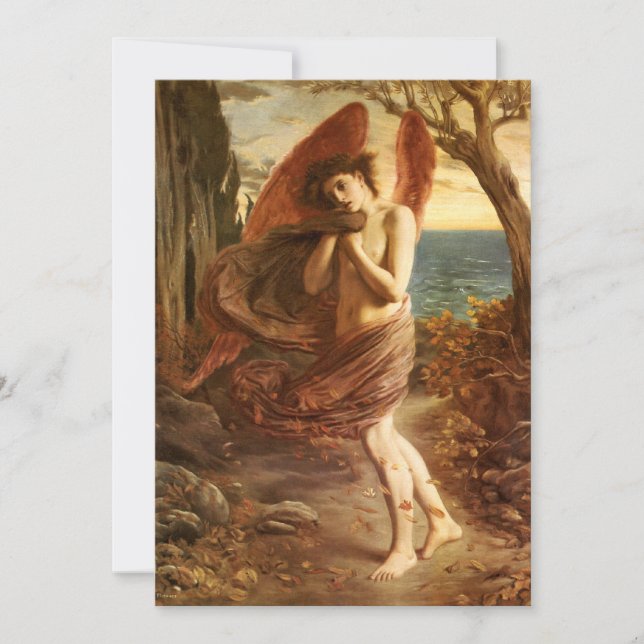 Carte Simeon Solomon : L'amour en automne (Devant)