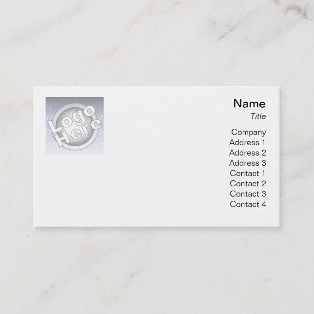 Carte simple - affaires (Devant)
