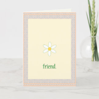 Carte Simple ami