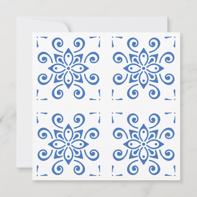 Carte Simple Azulejo (Devant)