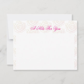 Carte simple 'Bold Rose'