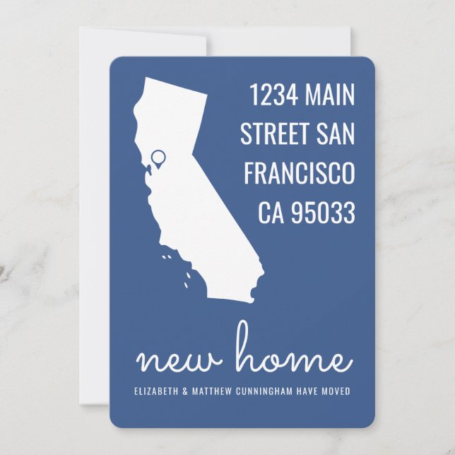 Carte simple chic et amusante Nouvelle Faire-part  (Devant)