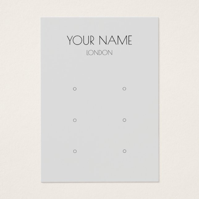 Carte simple d'affichage de l'oreille (Devant)