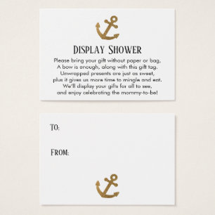 Carte simple d'insertion de douche d'affichage