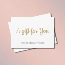 Simple Elegant Blanc Faux Or Beauté