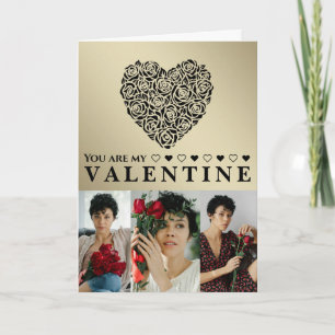 Carte Simple Élégant Photo Saint-Valentin