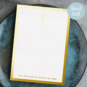 Carte simple en argent ou en feuille d'or