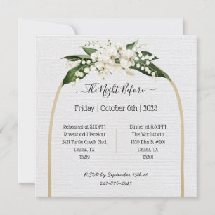 Carte Simple et élégant enregistrer l'invitation de date
