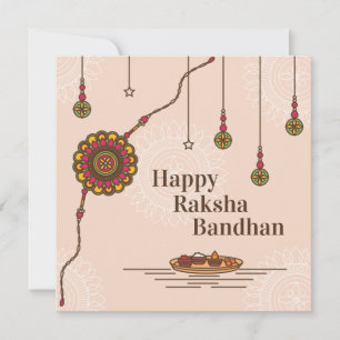 Carte Simple et heureux Raksha Bandhan