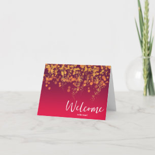 Carte Simple et personnalisé Elégant Bienvenue dans l'éq