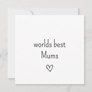 Carte simple Happy Mothers jour
