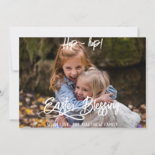 Carte simple lapin de pâques simple pour les enfants mig