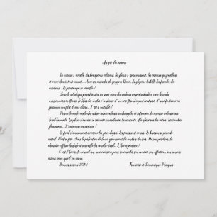 Carte simple Le nouvel an