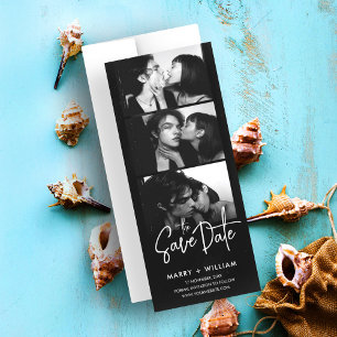 Carte Simple Modern photo stand enregistrer l'invitation