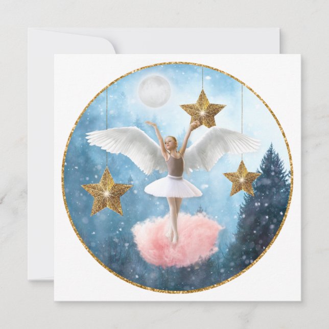 Carte simple pour les fêtes (Devant)