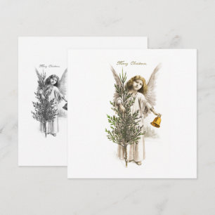 Carte simple: VINTAGE NOËL ANGEL