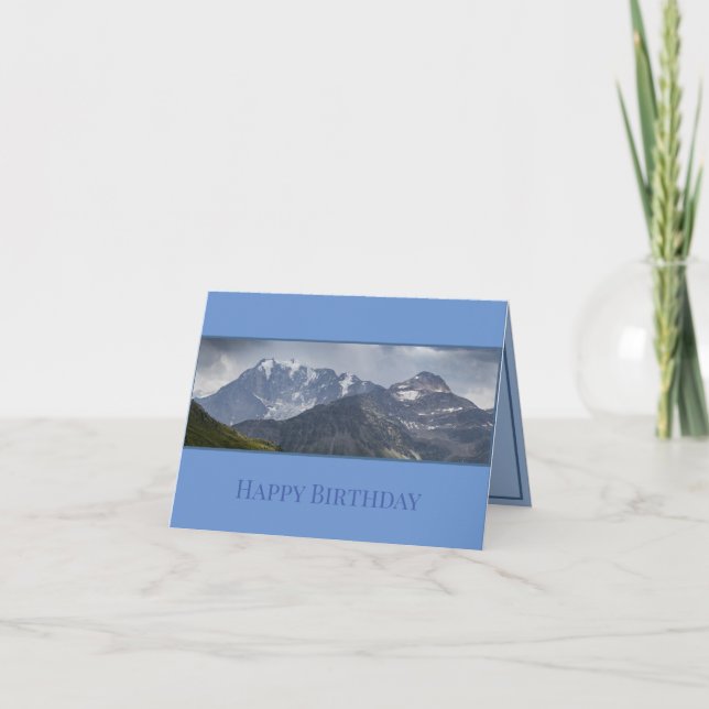 Carte Simplon Pass Mountains, Suisse Anniversaire (Devant)