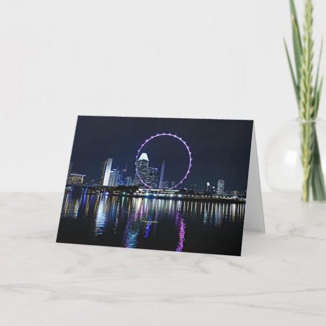 Carte Singapour Ferris Wheel (Devant)