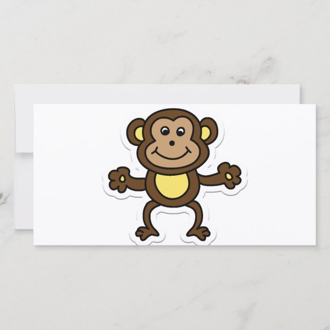 Carte singe (Devant)