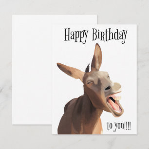 Carte Singe - Joyeux Anniversaire Pour Vous! ! !