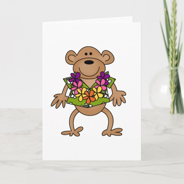Carte Singe tropical de Luau (Devant)