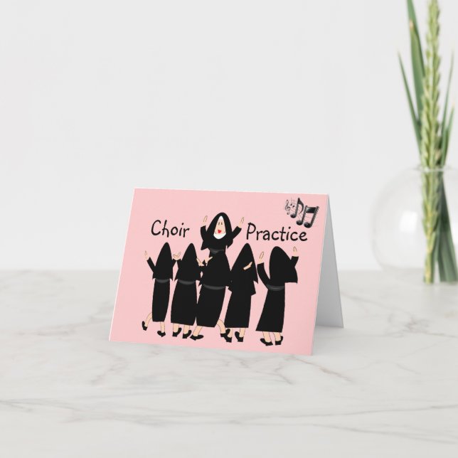 Carte Singing Nuns "Choir Practice" Note Cards-Adallant (Devant)