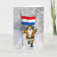 Sinterklaas Avec Drapeau Néerlandais