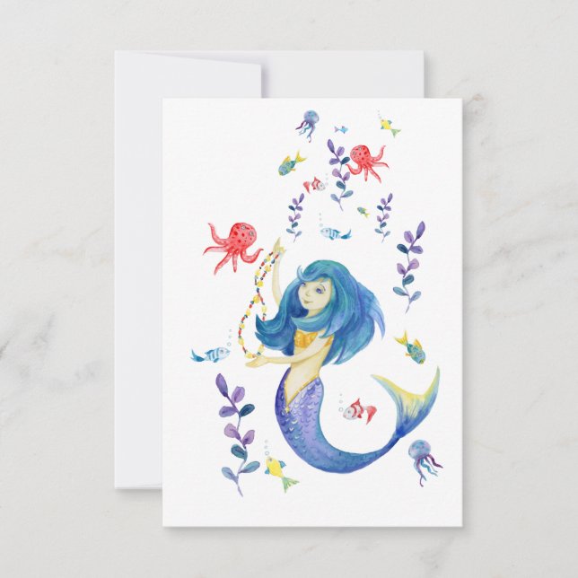 Carte Sirène dansante (Devant)