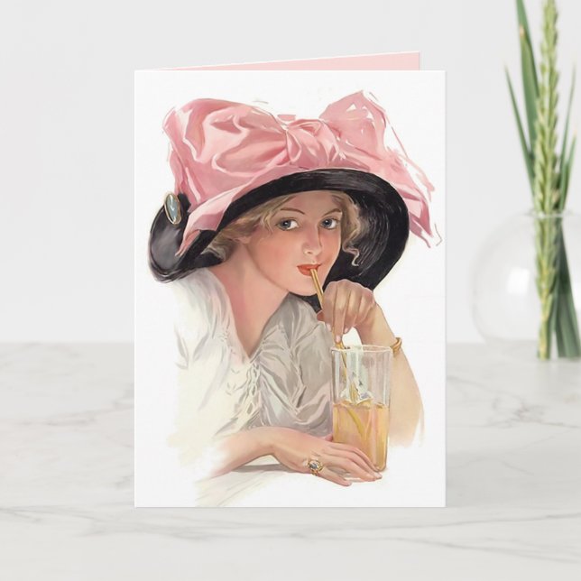 Carte Siroter du soda (Devant)