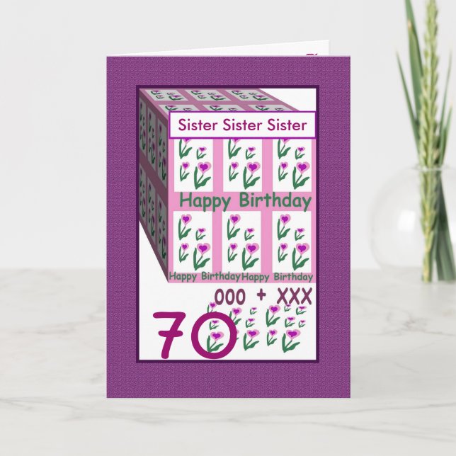 CARTE SISTER (Devant)