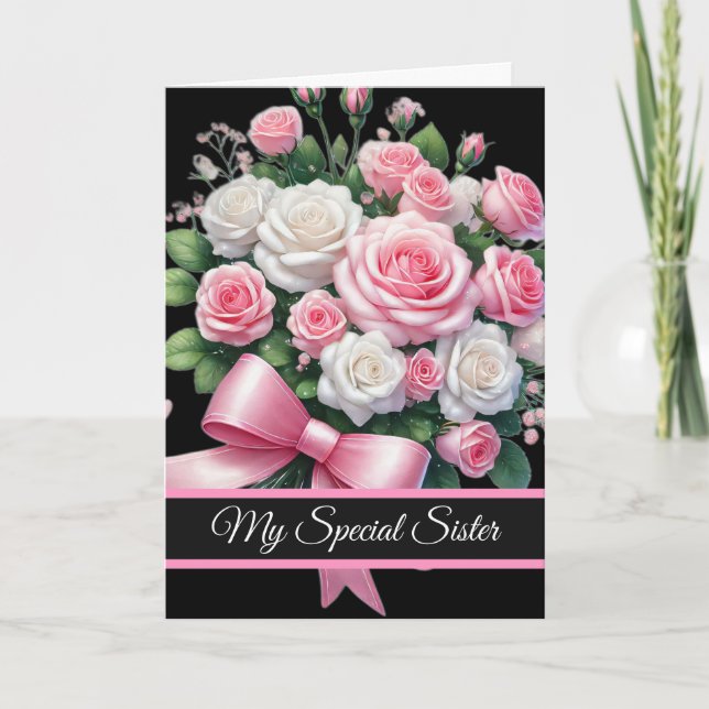 Carte Sister Birthday Card (Devant)