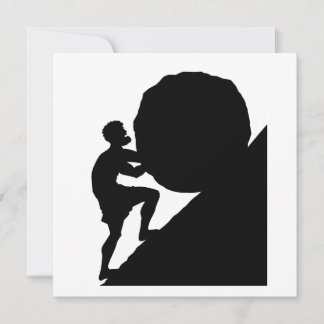 Carte Sisyphus and Rock, Greek Mythology