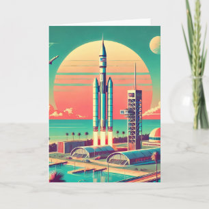 Carte Site de lancement New Florida Futuriste Atomique