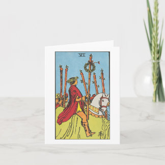 Carte Six baguettes - Rider Waite Smith tarot