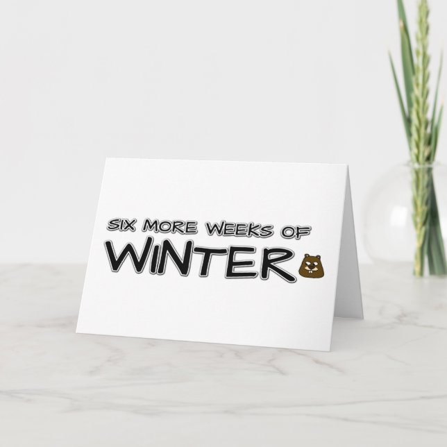 Carte Six semaines supplémentaires d'hiver (Devant)