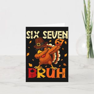 Carte Six Seven Bruh 6 7 Mème Dandinant Dinde Action de 