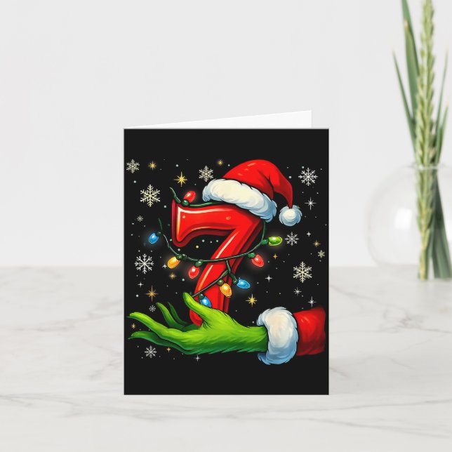 Carte Six Seven Funny Christmas Meme Couple Matching  (Devant)