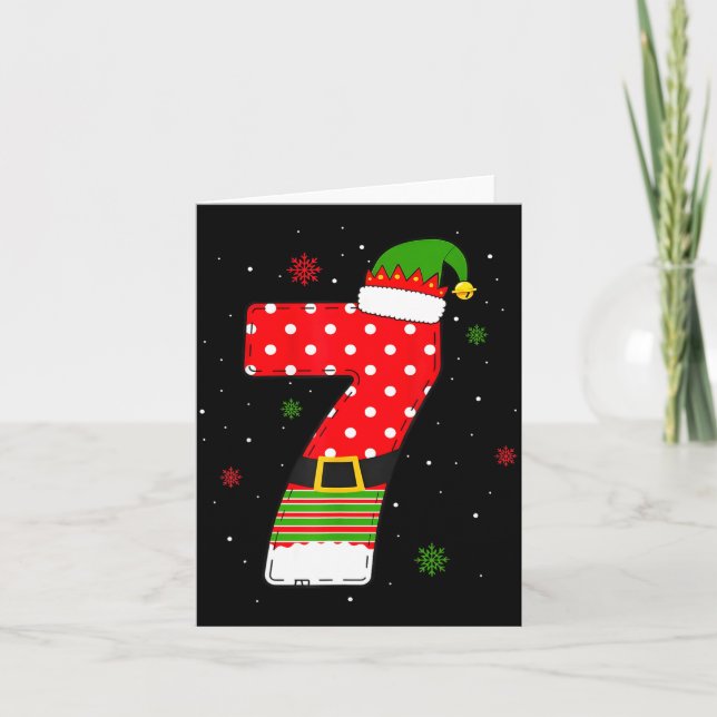 Carte Six Seven Matching 67 Christmas Elf Hat Meme Gen A (Devant)