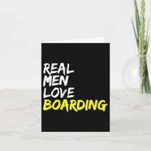 Carte Skate Park Real Men Loarding Skateboard Snowb