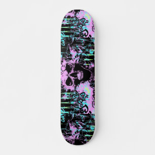 Carte Skateboard de graffiti pour le crâne altern
