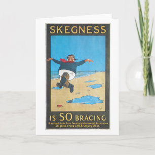 Carte Skegness, England Vintage Travel Poster