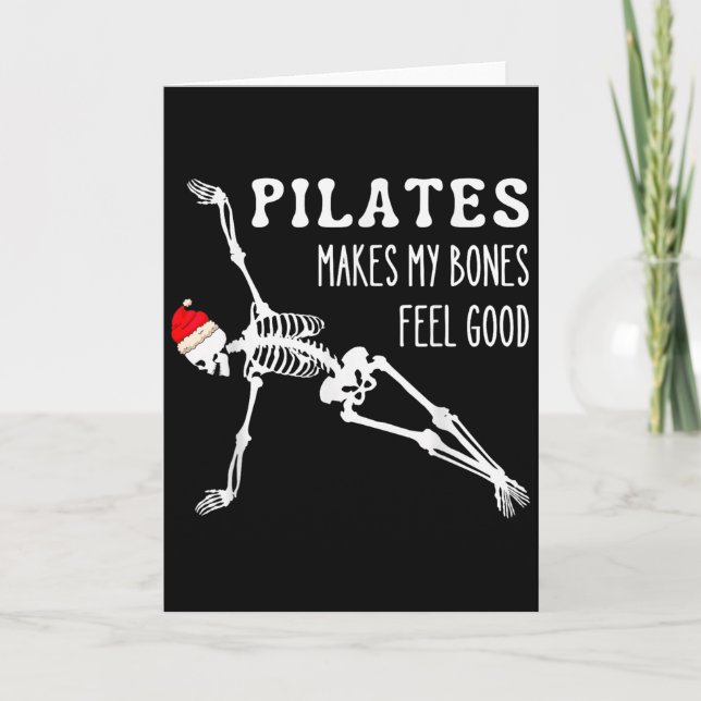 Carte Skeleton Lates Makes My Bones Feel Good Meditation (Devant)