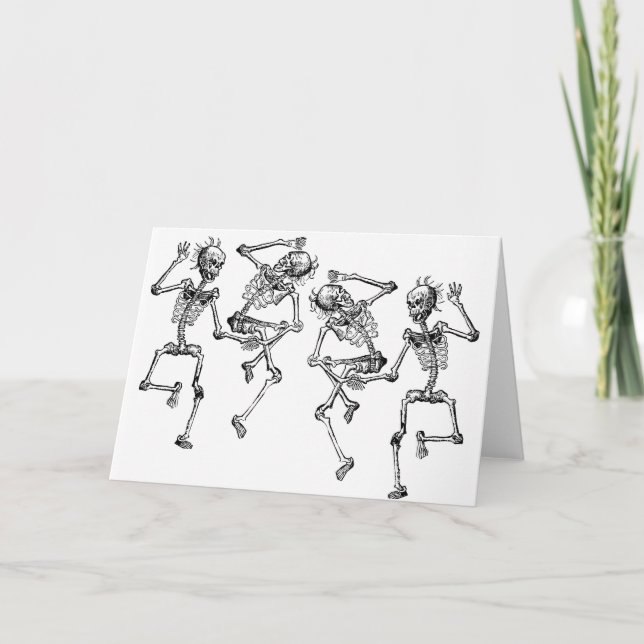 Carte Skeletons dansants (Devant)