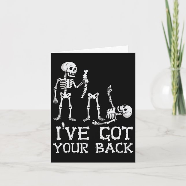 Carte Skeletons Halloween J'Ai Votre Costume Ck Hommes Q (Devant)