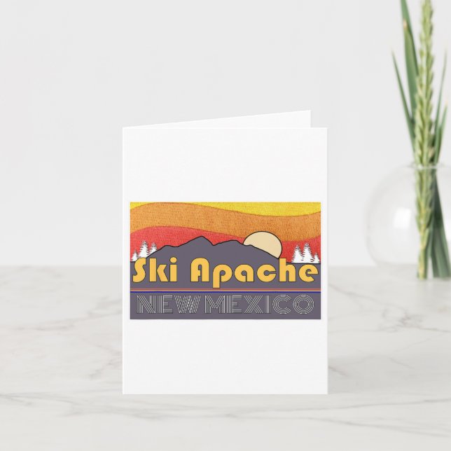 Carte Ski Apache Nouveau-Mexique1 (Devant)