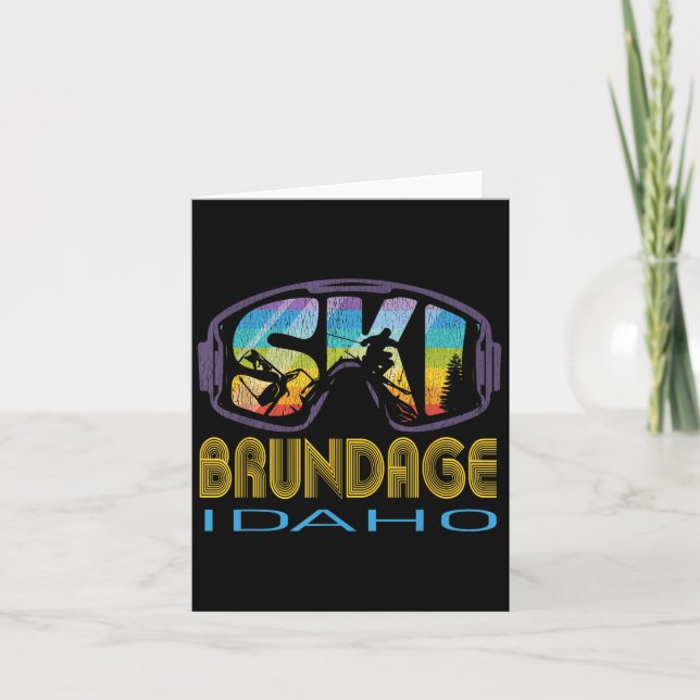 Carte Ski Brundage Idaho Vacances ski (Devant)
