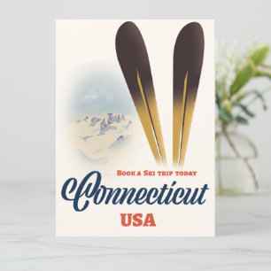 Carte ski dans le Connecticut