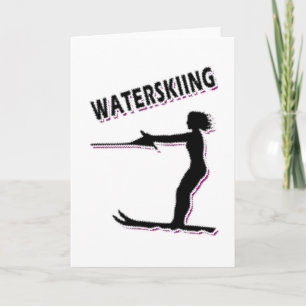 Carte Ski Nautique Pour Les Femmes Hobby De Sports Nauti