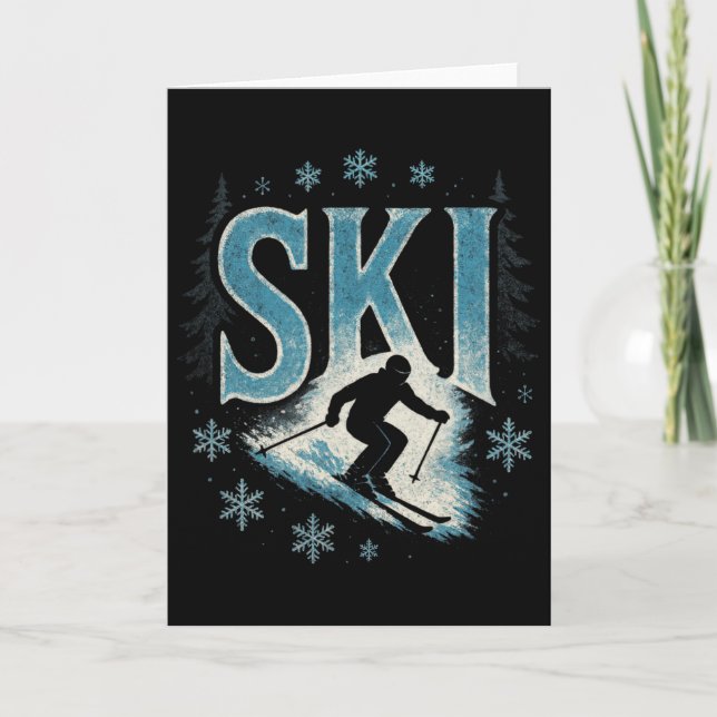 Carte Ski - Ski alpin de descente Freestyle  (Devant)