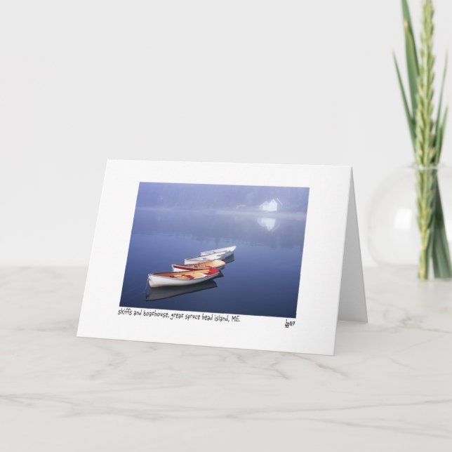 Carte skiff et boathouse (Devant)